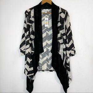 NWT • Open-Front Knit Cardigan Wrap